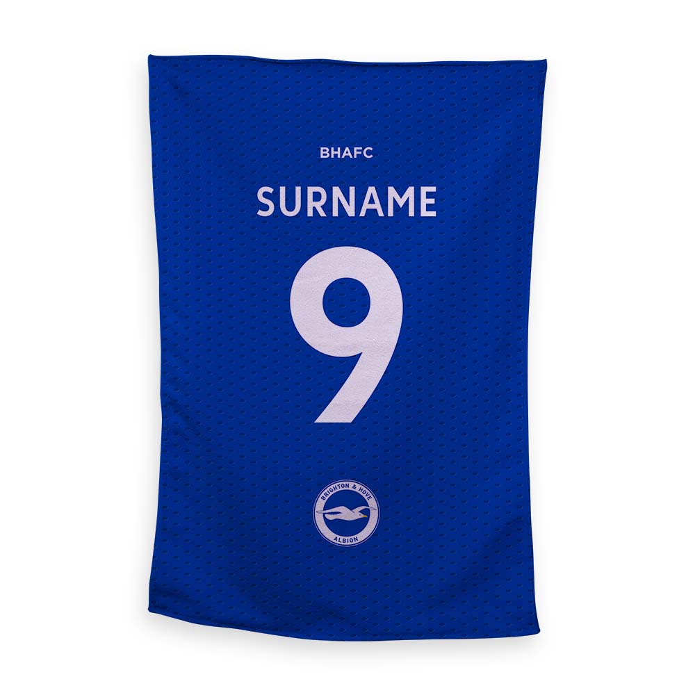 Brighton & Hove Albion Back of Shirt Tea Towel