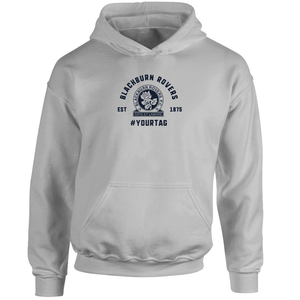 Blackburn Rovers FC Vintage Hashtag Hoodie