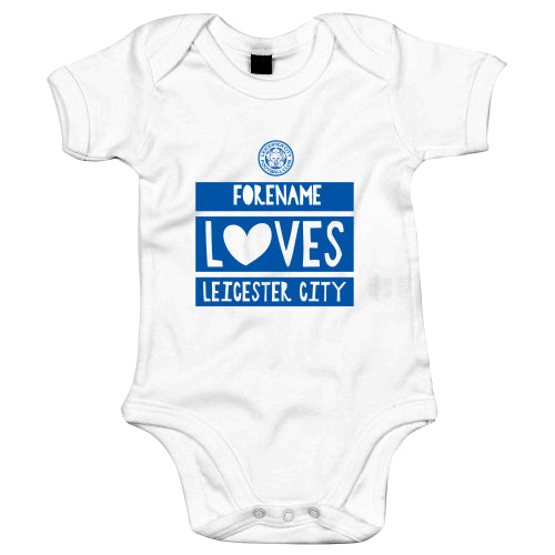 Leicester City FC Loves Baby Bodysuit