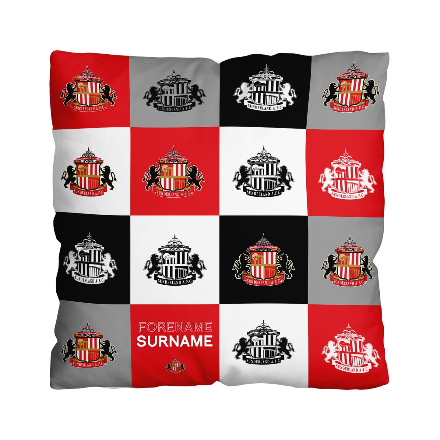 Sunderland AFC Chequered 18" Cushion