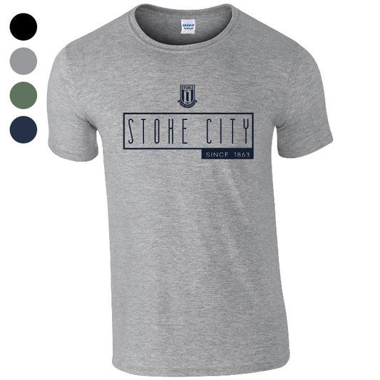 Stoke City FC Art Deco T-Shirt