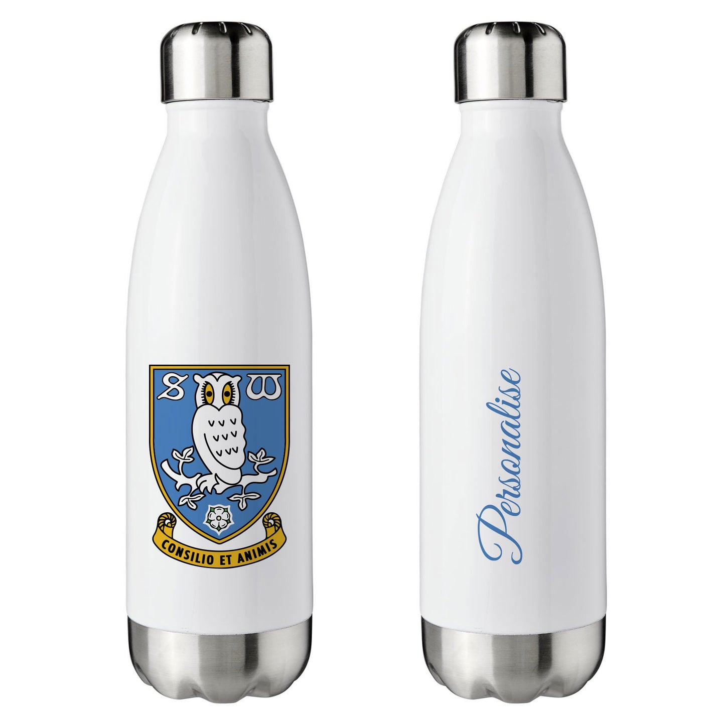 Sheffield Wednesday FC White Insulated Water Bottle