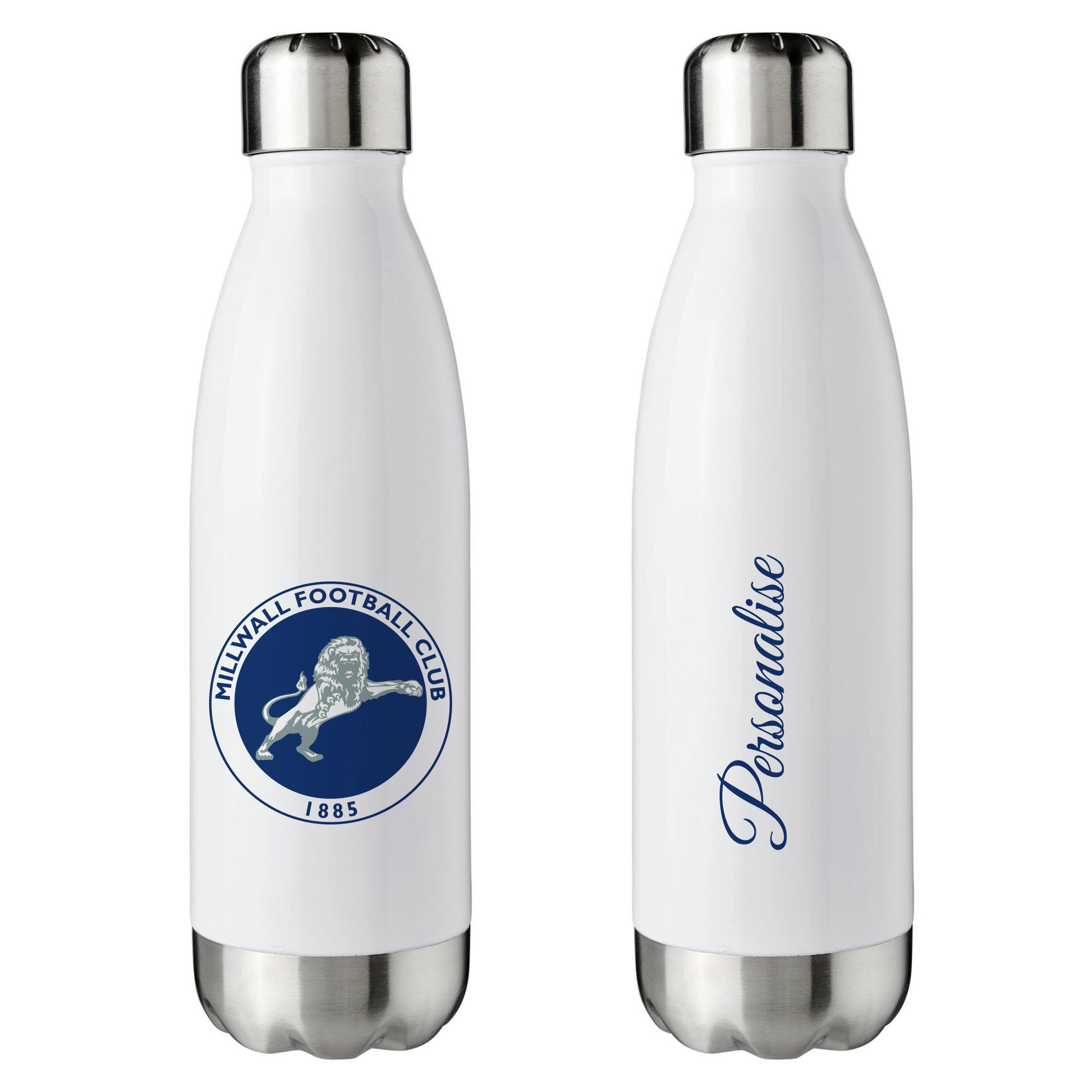 Millwall FC White Insulated Water Bottle