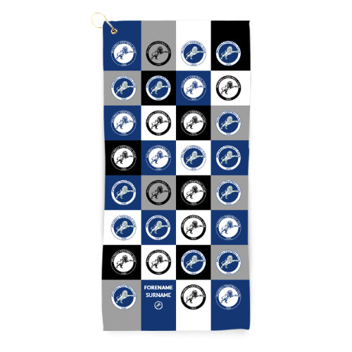 Millwall Chequered Golf Towel