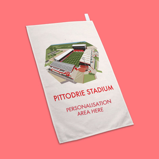 Pittodrie Stadium - Tea Towel