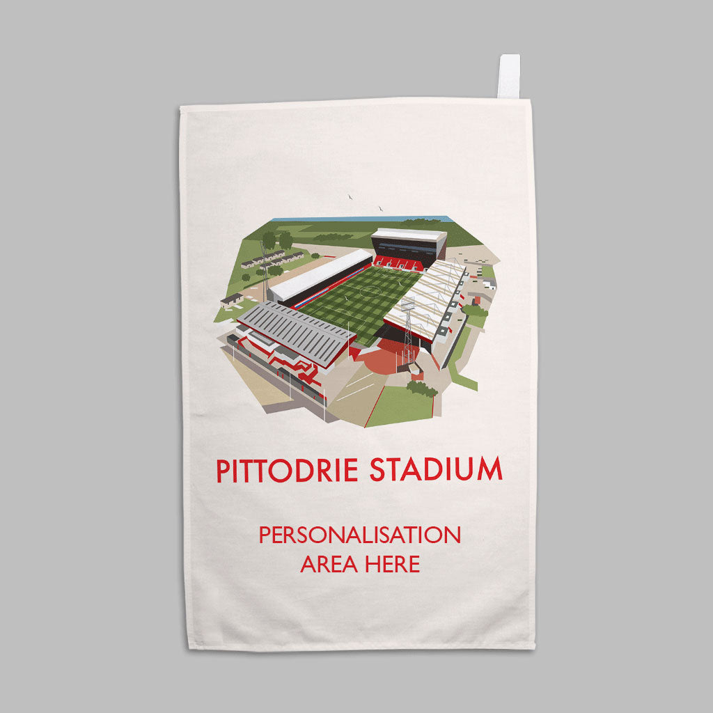 Pittodrie Stadium - Tea Towel