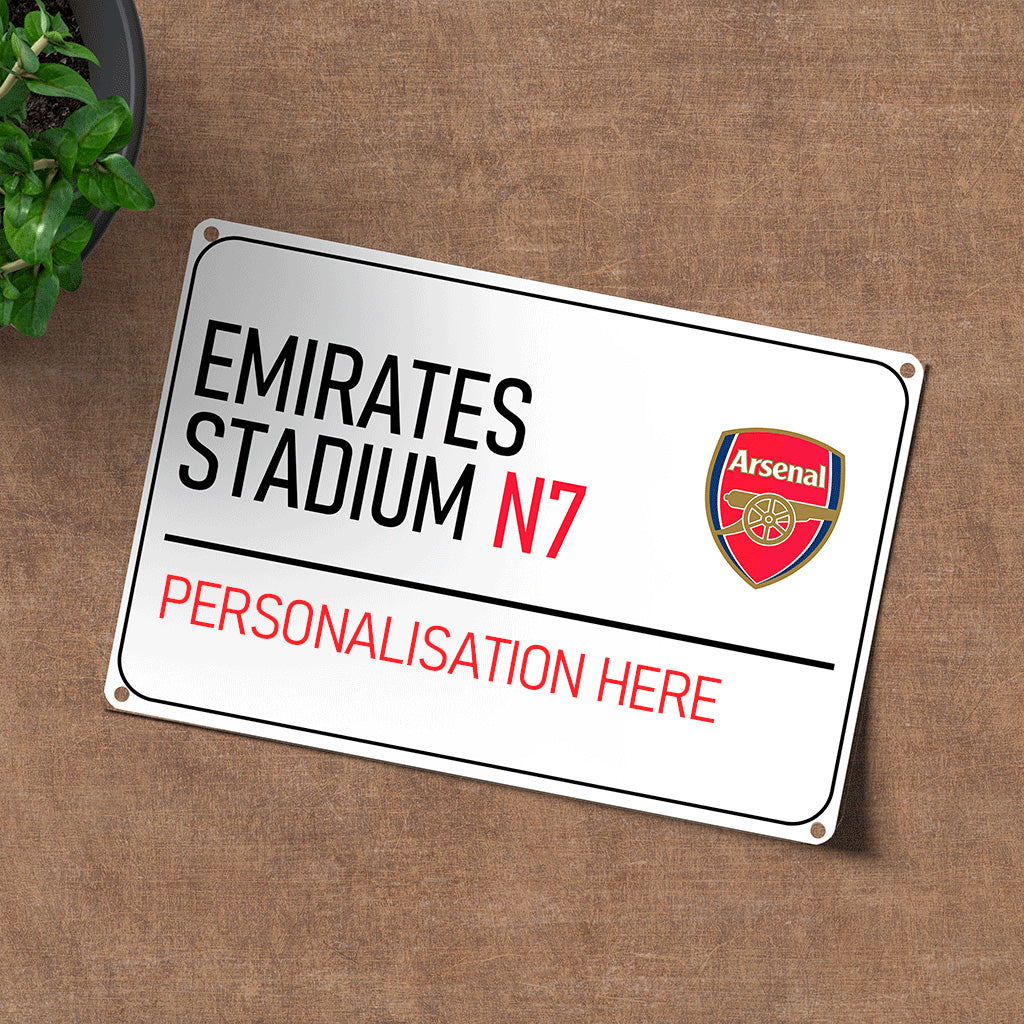 Emirates Stadium Road Sign - Metal Sign