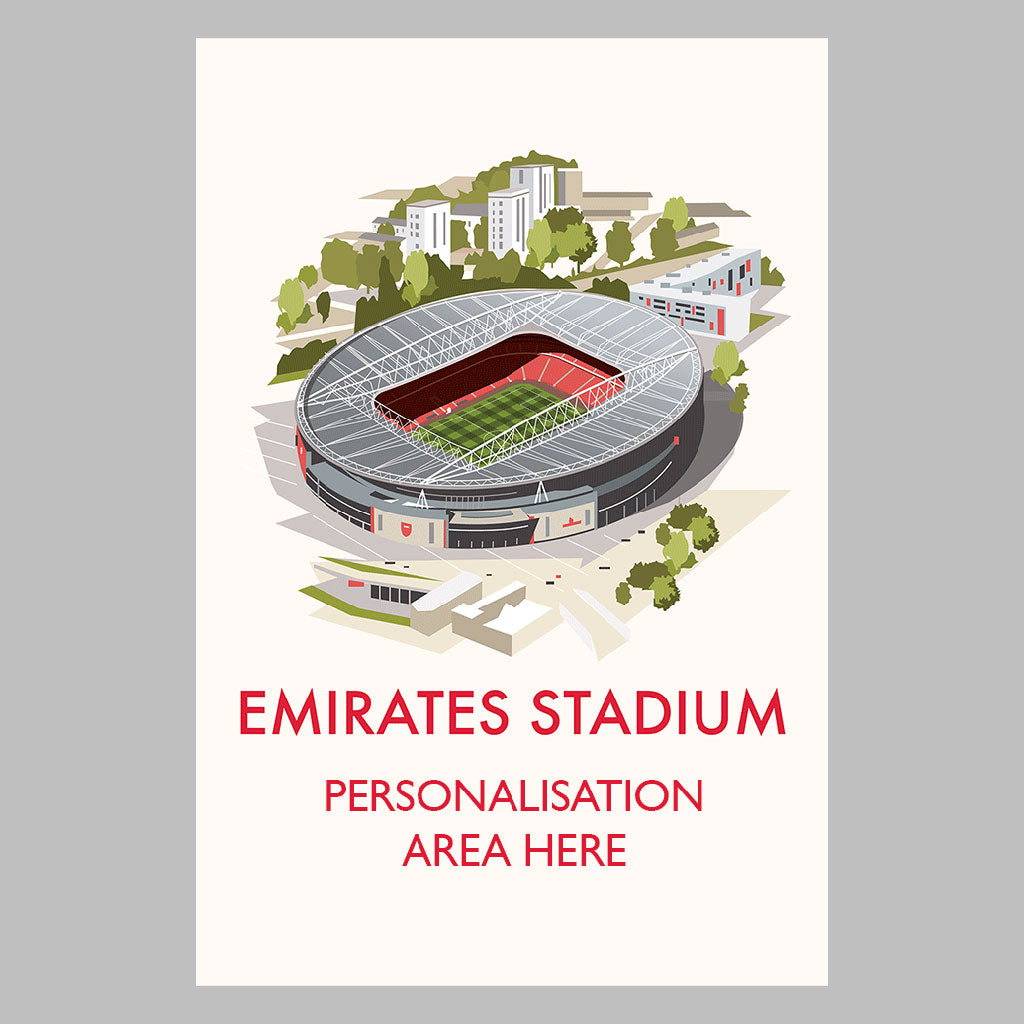 Emirates Stadium - Canvas 30x45cm