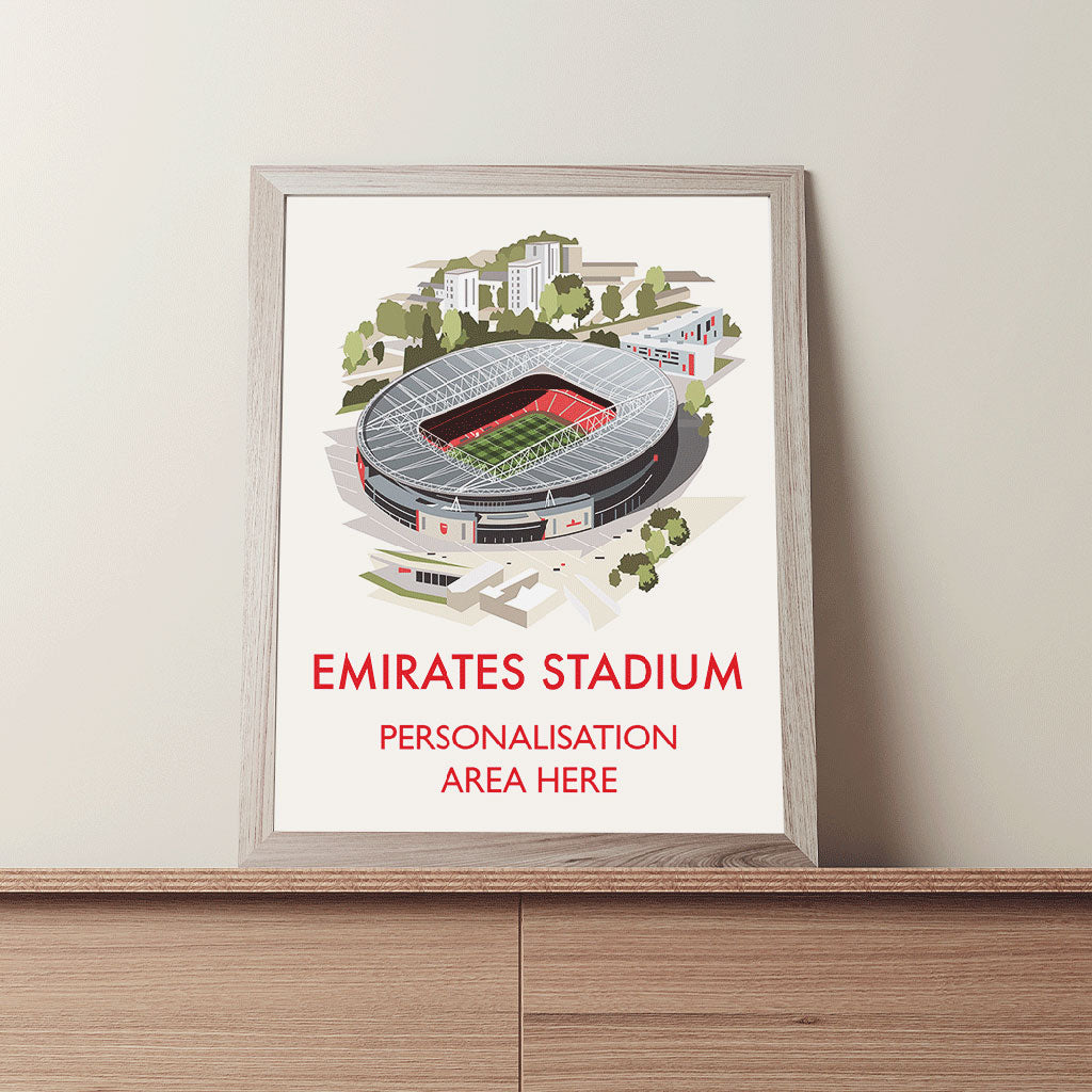 Emirates Stadium - 11x14 Art Print Unframed