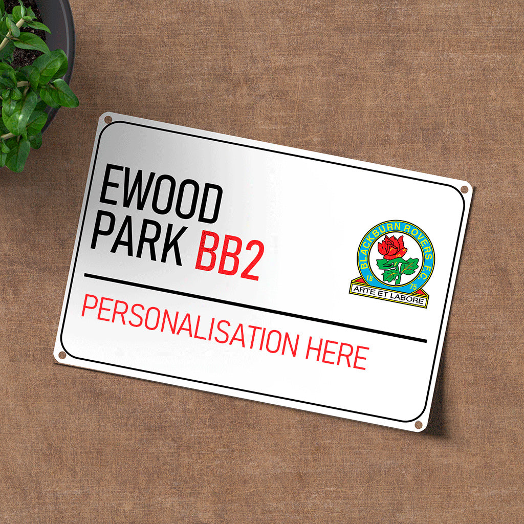 Ewood Park Road Sign - Metal Sign