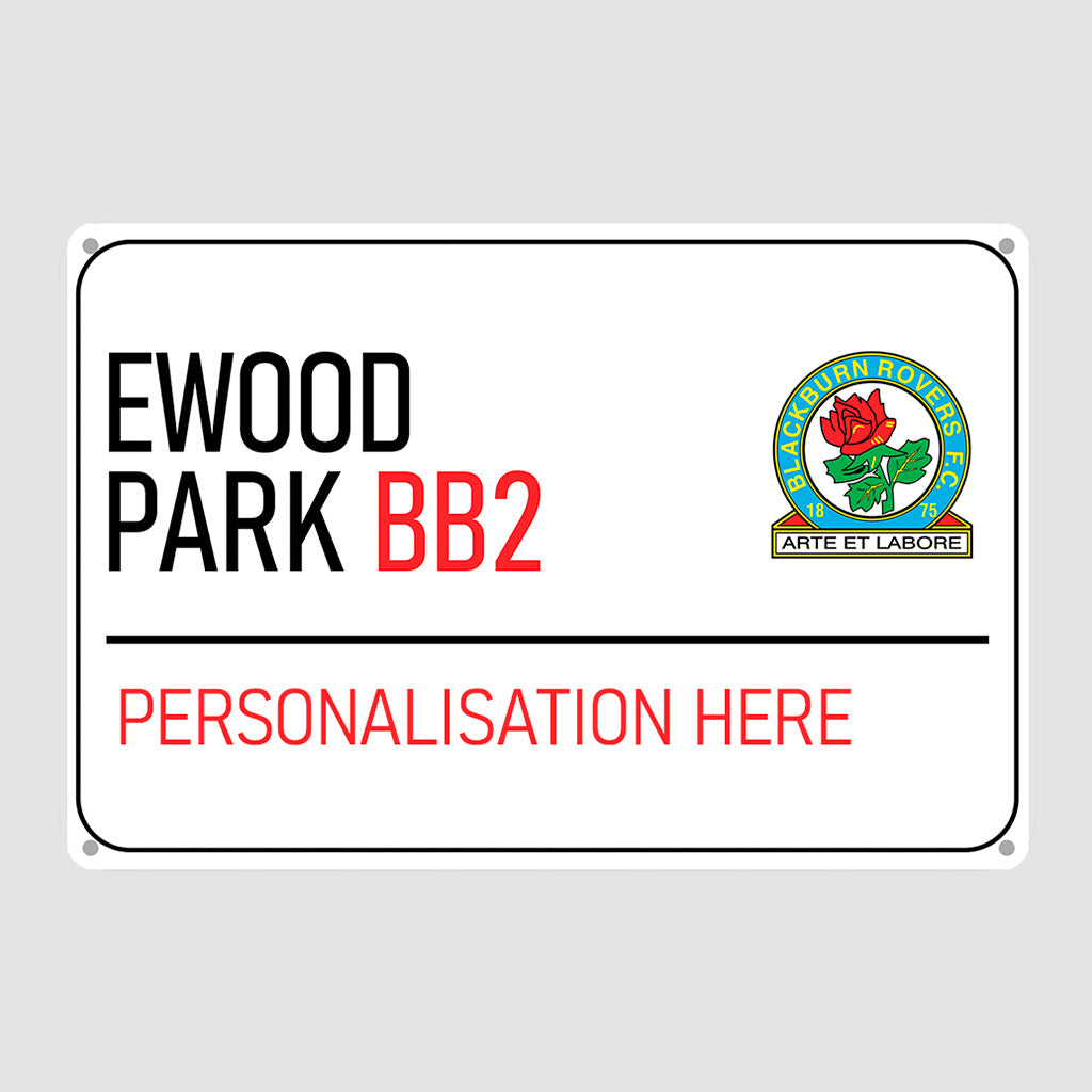 Ewood Park Road Sign - Metal Sign