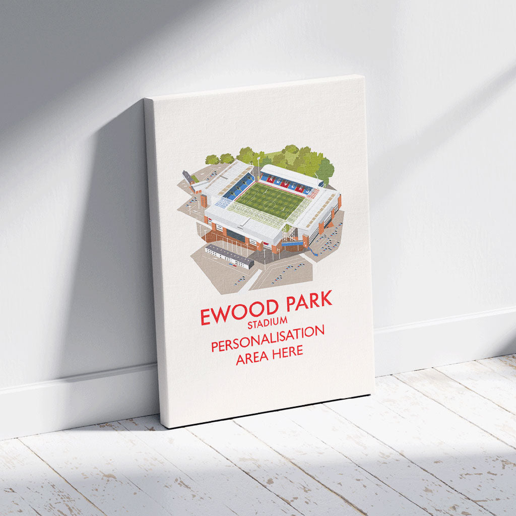 Ewood Park Stadium - Canvas 30x45cm