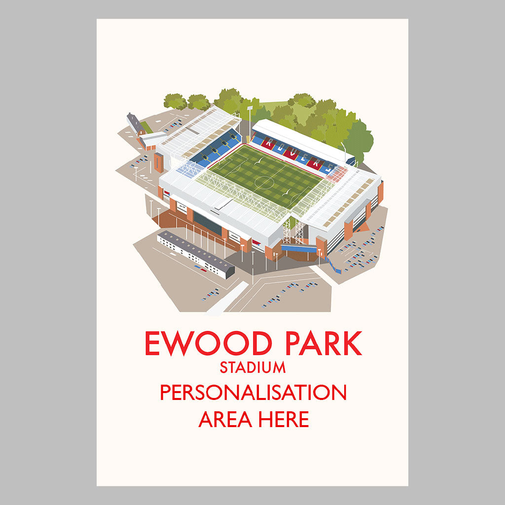 Ewood Park Stadium - Canvas 30x45cm