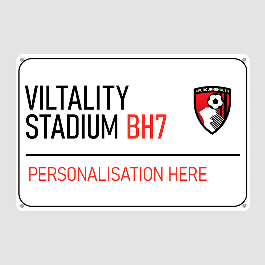 Viltality Stadium Road Sign - Metal Sign