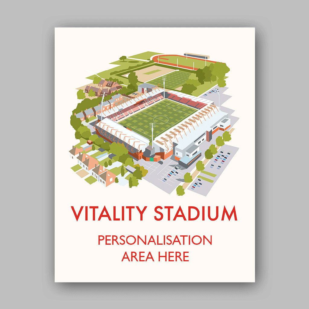 Vitality Stadium - 11x14 Art Print Unframed