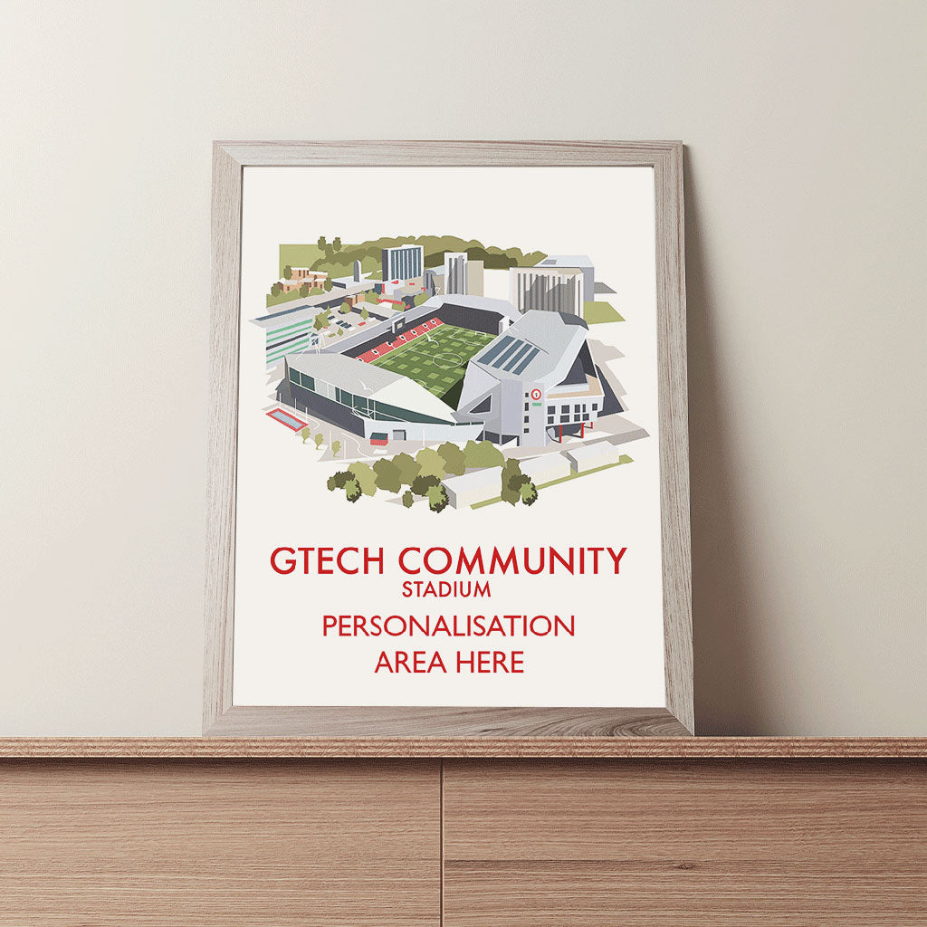 Gtech Community Stadium - 11x14 Art Print Unframed