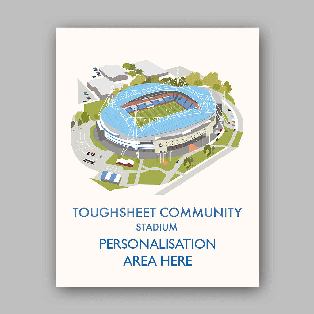 Toughsheet Community Stadium - 11x14 Art Print Unframed