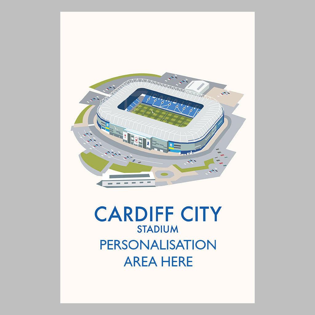 Cardiff city Stadium - Canvas 30x45cm