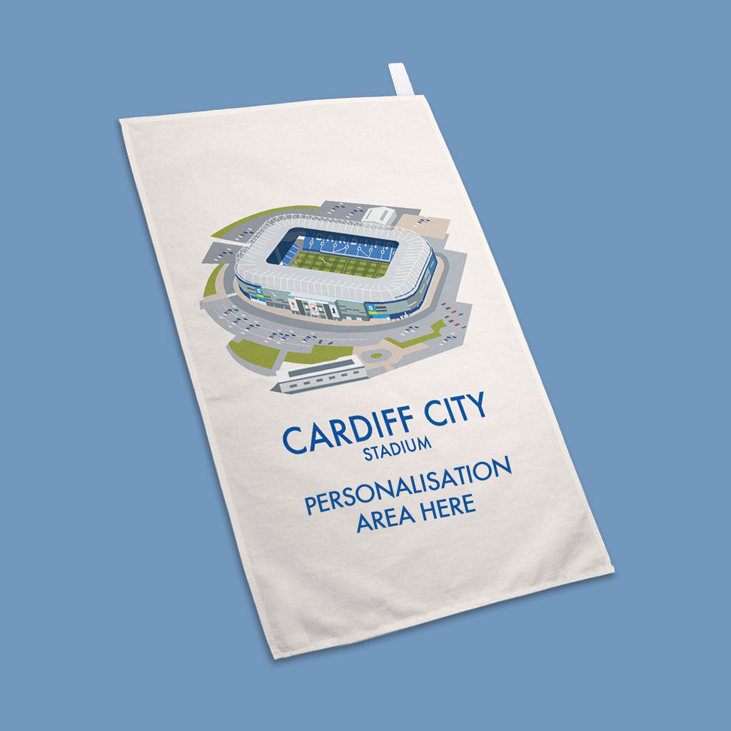 Cardiff City Stadium - Tea Towel