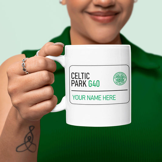 Celtic Park Road Sign - Mug