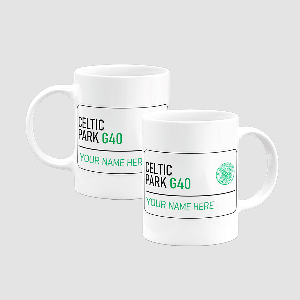 Celtic Park Road Sign - Mug