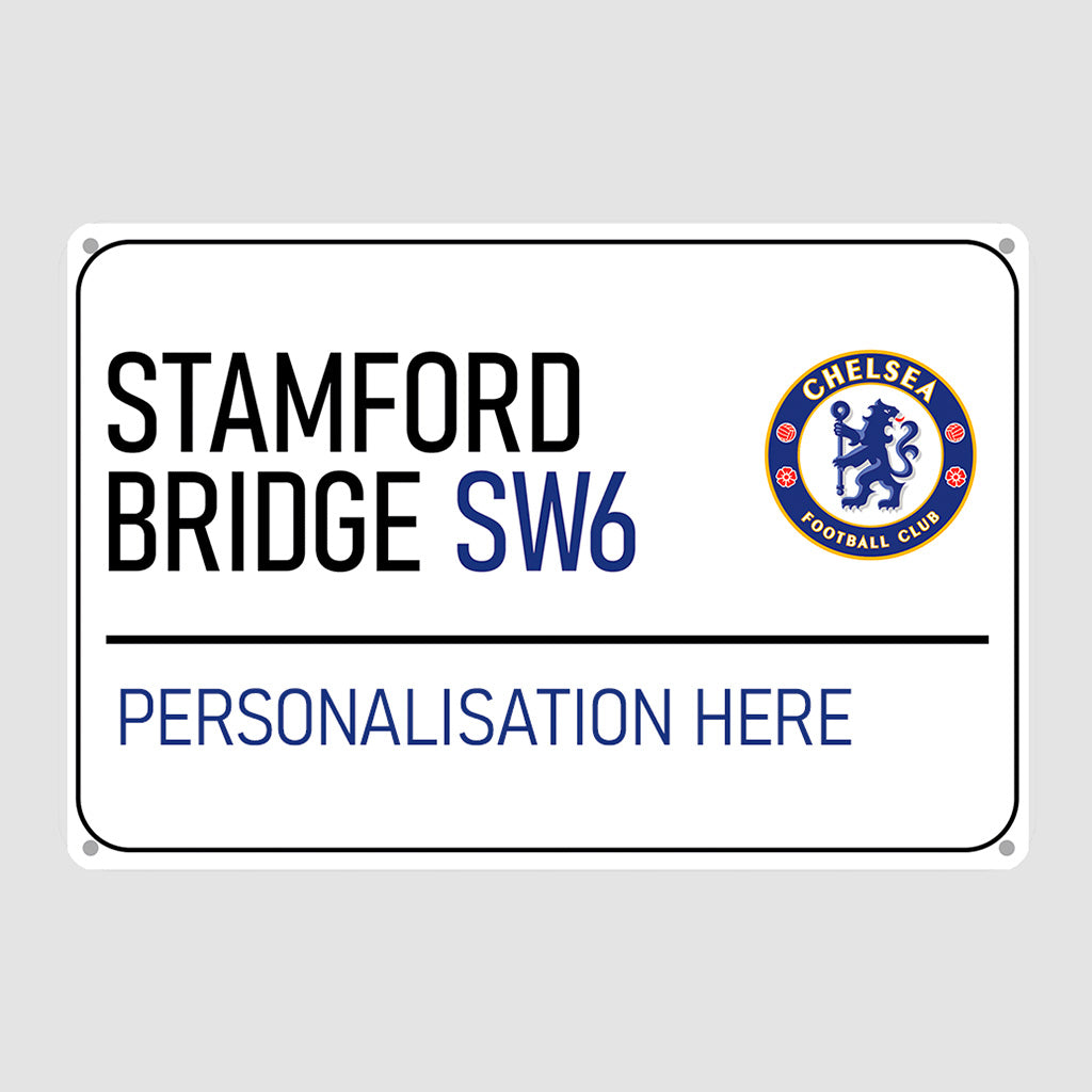 Stamford Bridge Road Sign - Metal Sign