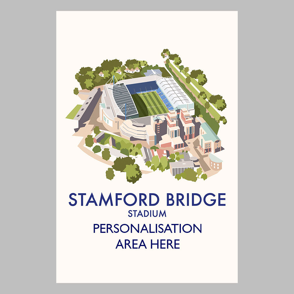 Stamford Bridge Stadium - Canvas 30x45cm