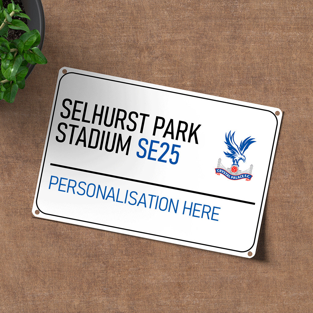 Selhurst Park Stadium Road Sign - Metal Sign