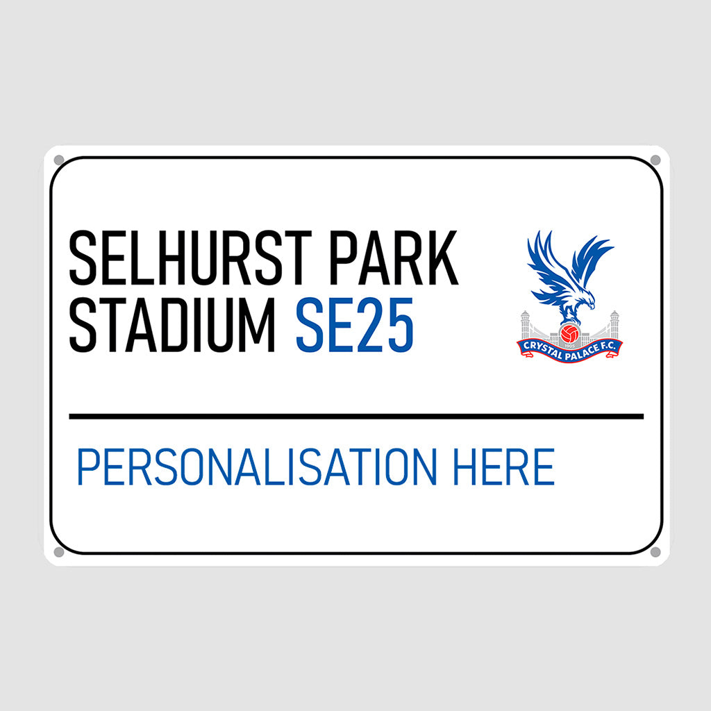 Selhurst Park Stadium Road Sign - Metal Sign