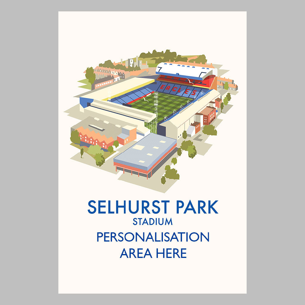 Selhurst Park Stadium - Canvas 30x45cm