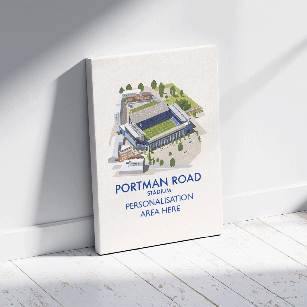 Portman Road Stadium - Canvas 30x45cm