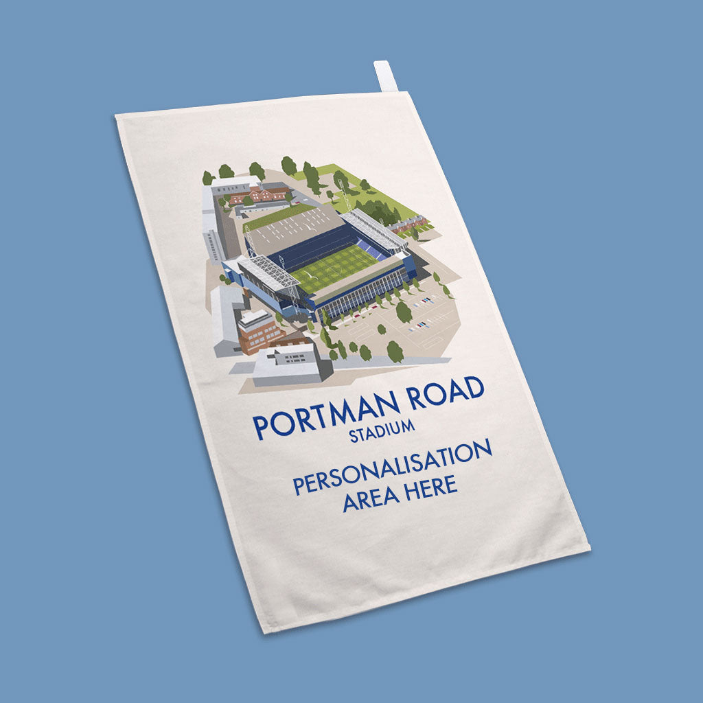 Portman Road Stadium - Tea Towel