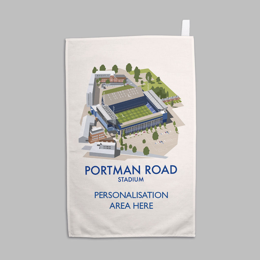 Portman Road Stadium - Tea Towel