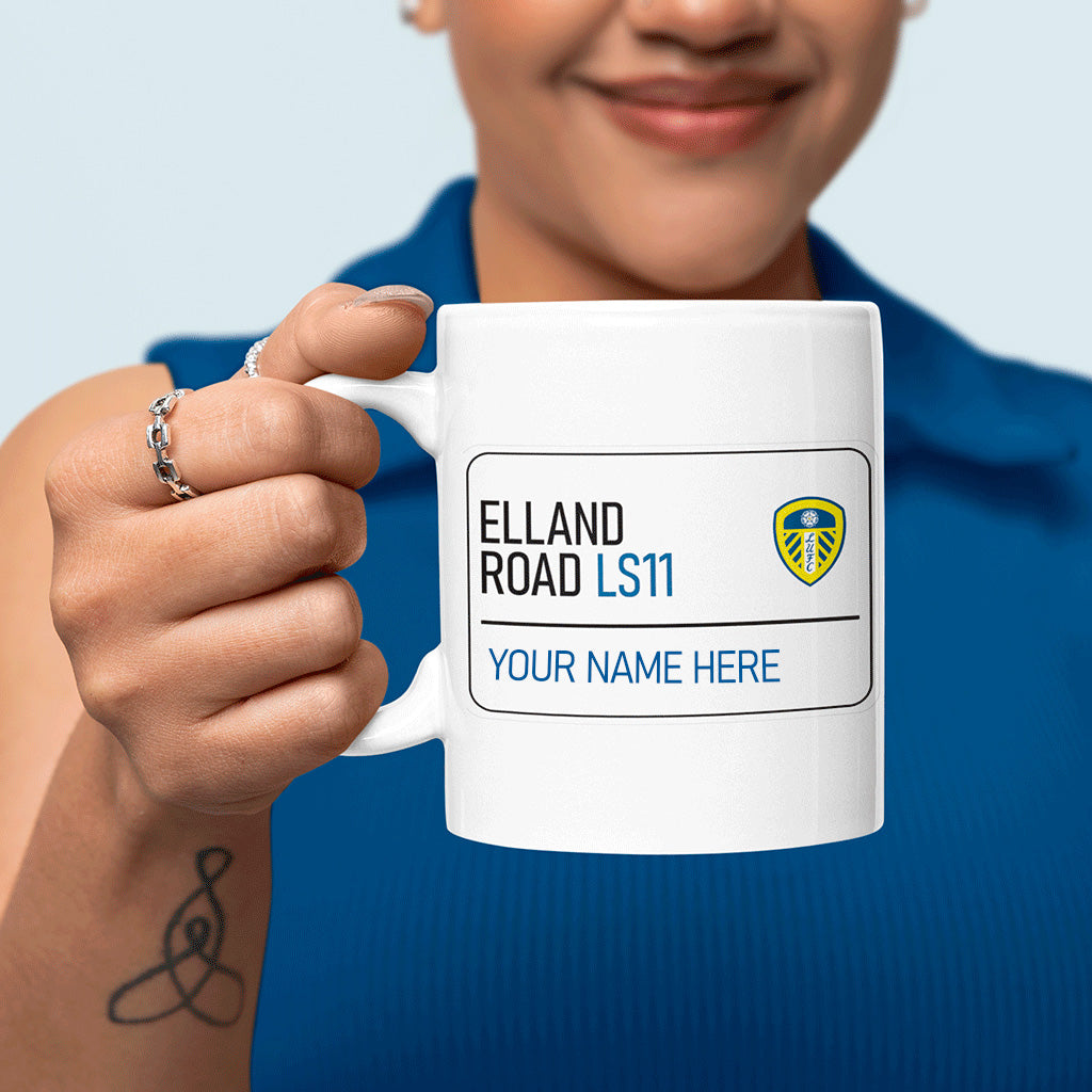 Elland Road Road Sign - Mug