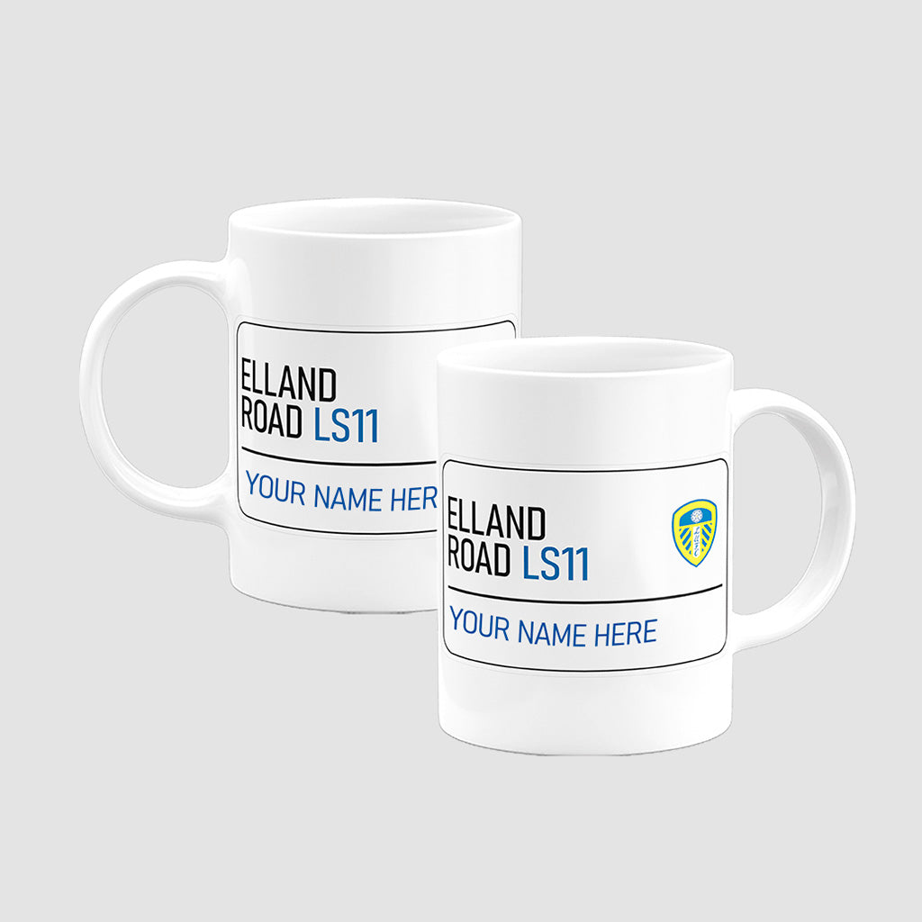 Elland Road Road Sign - Mug