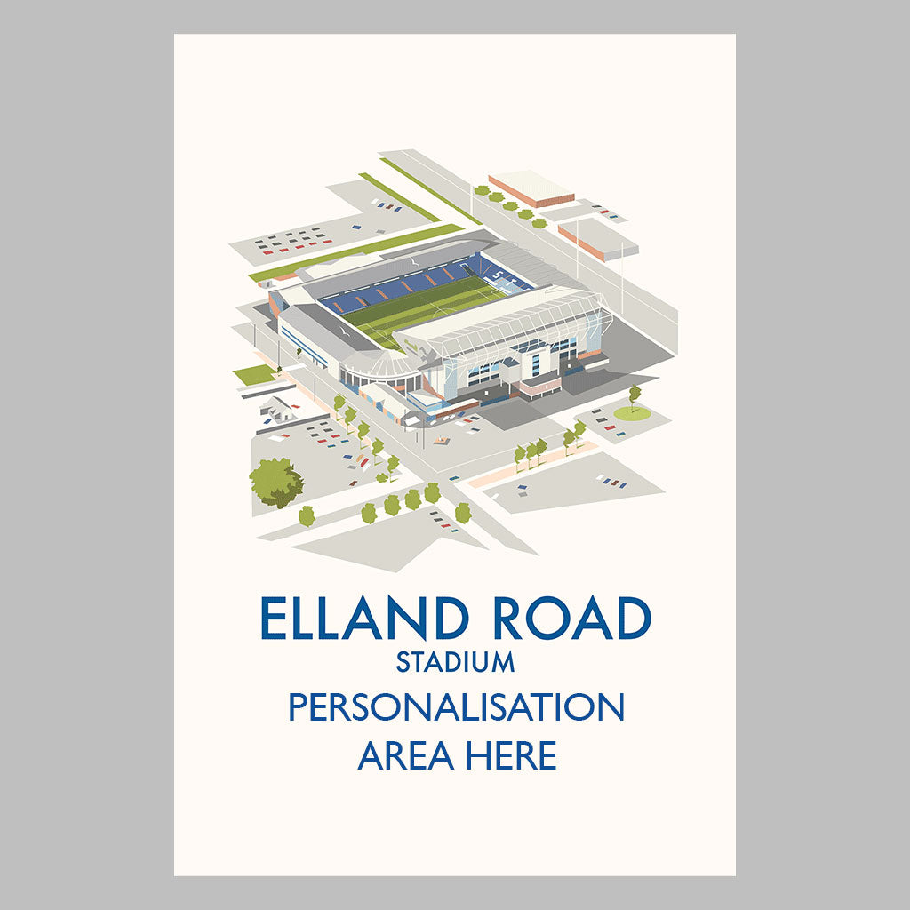 Elland Road Stadium - Canvas 30x45cm