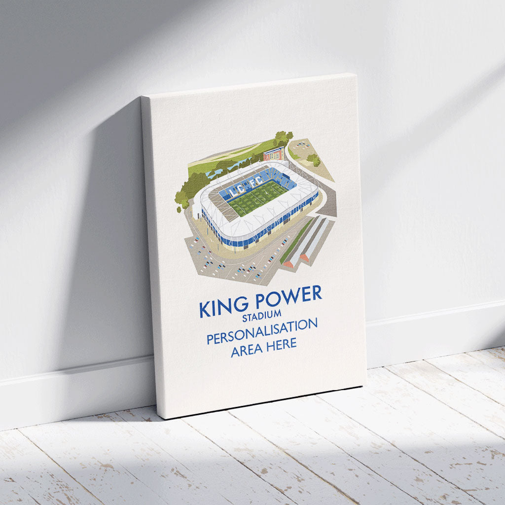 King Power Stadium - Canvas 30x45cm