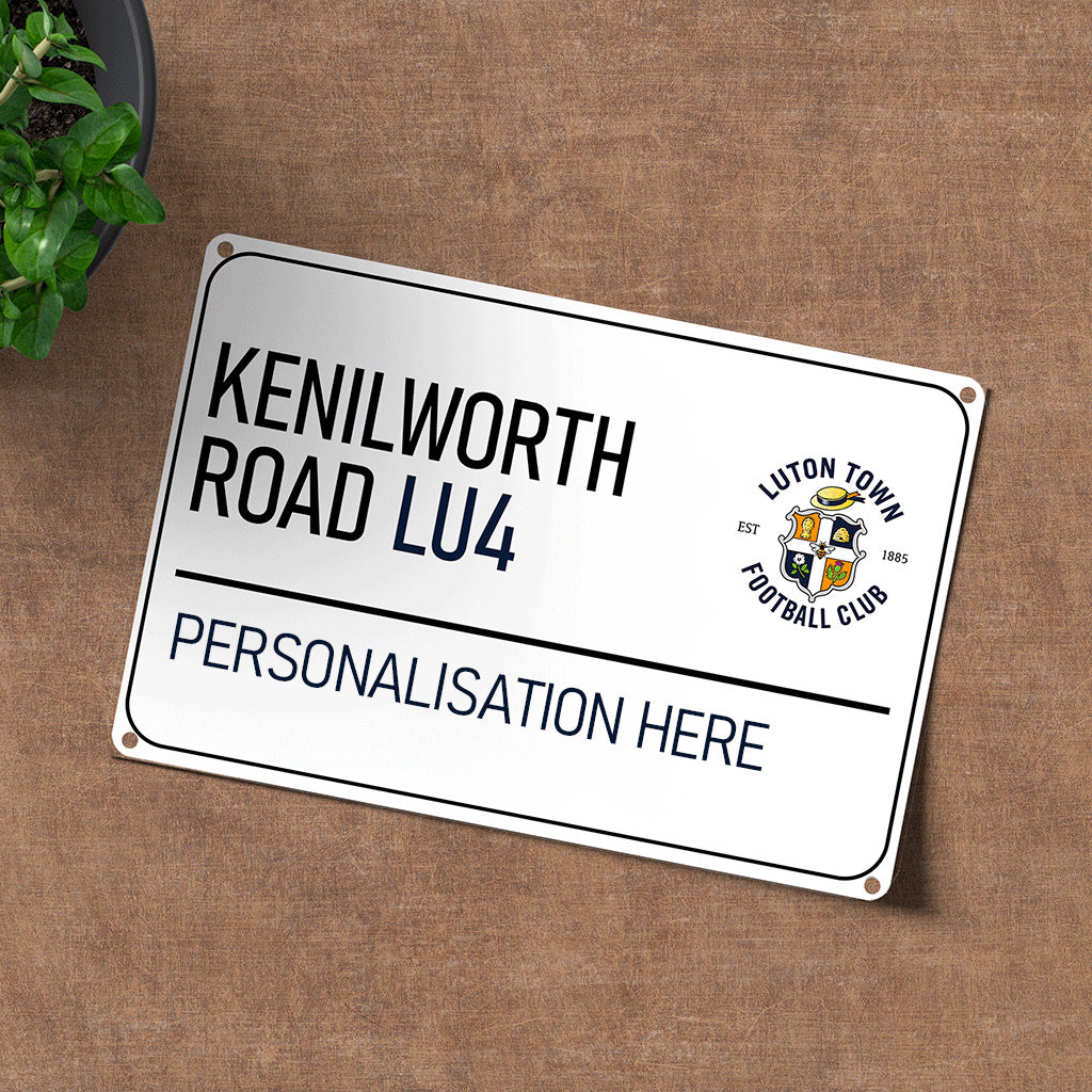 Kenilworth Road Stadium Road Sign - Metal Sign