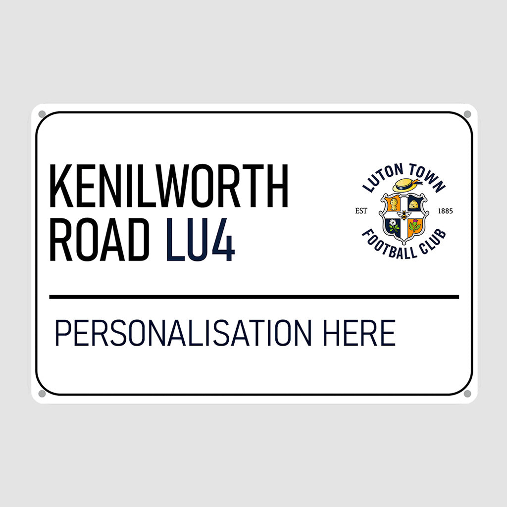 Kenilworth Road Stadium Road Sign - Metal Sign