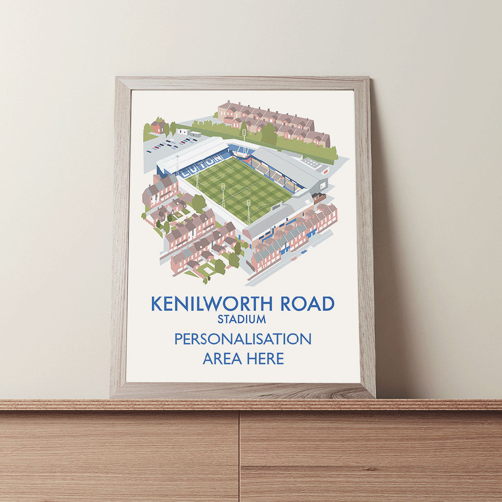 Kenilworth Road Stadium - 11x14 Art Print Unframed