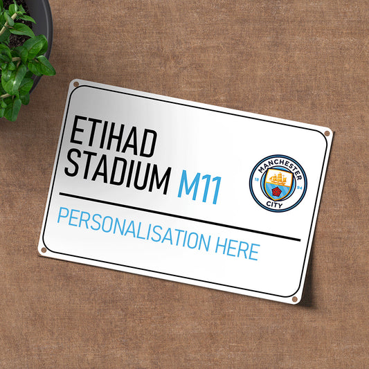 Etihad Stadium Road Sign - Metal Sign