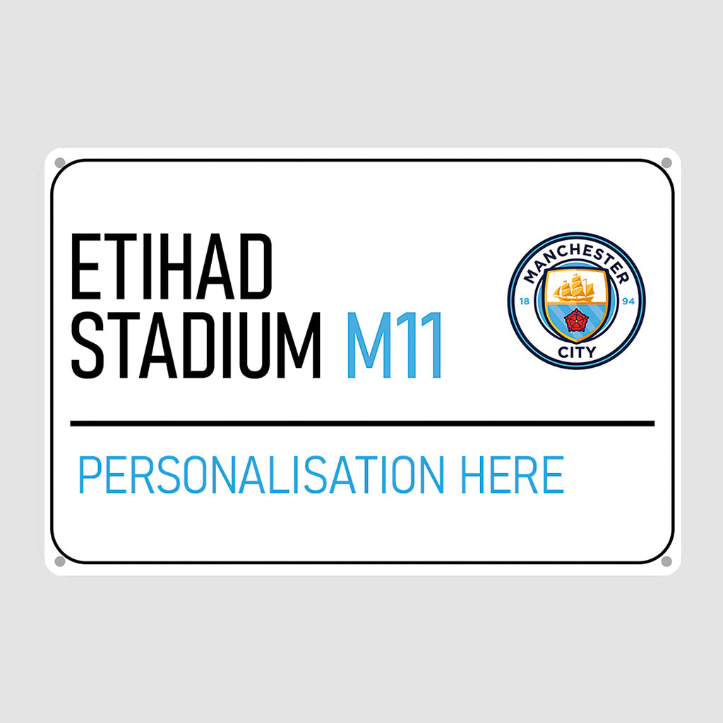 Etihad Stadium Road Sign - Metal Sign