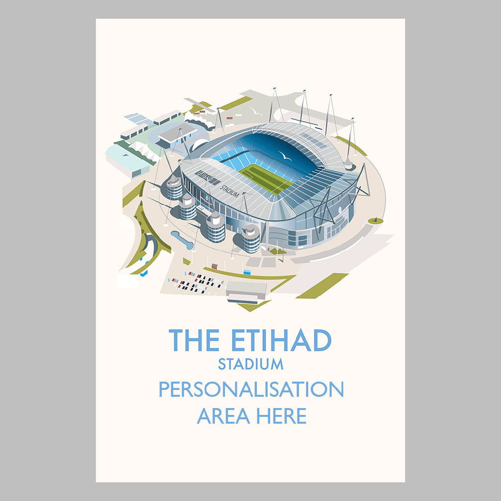 The Etihad Stadium - Canvas 30x45cm