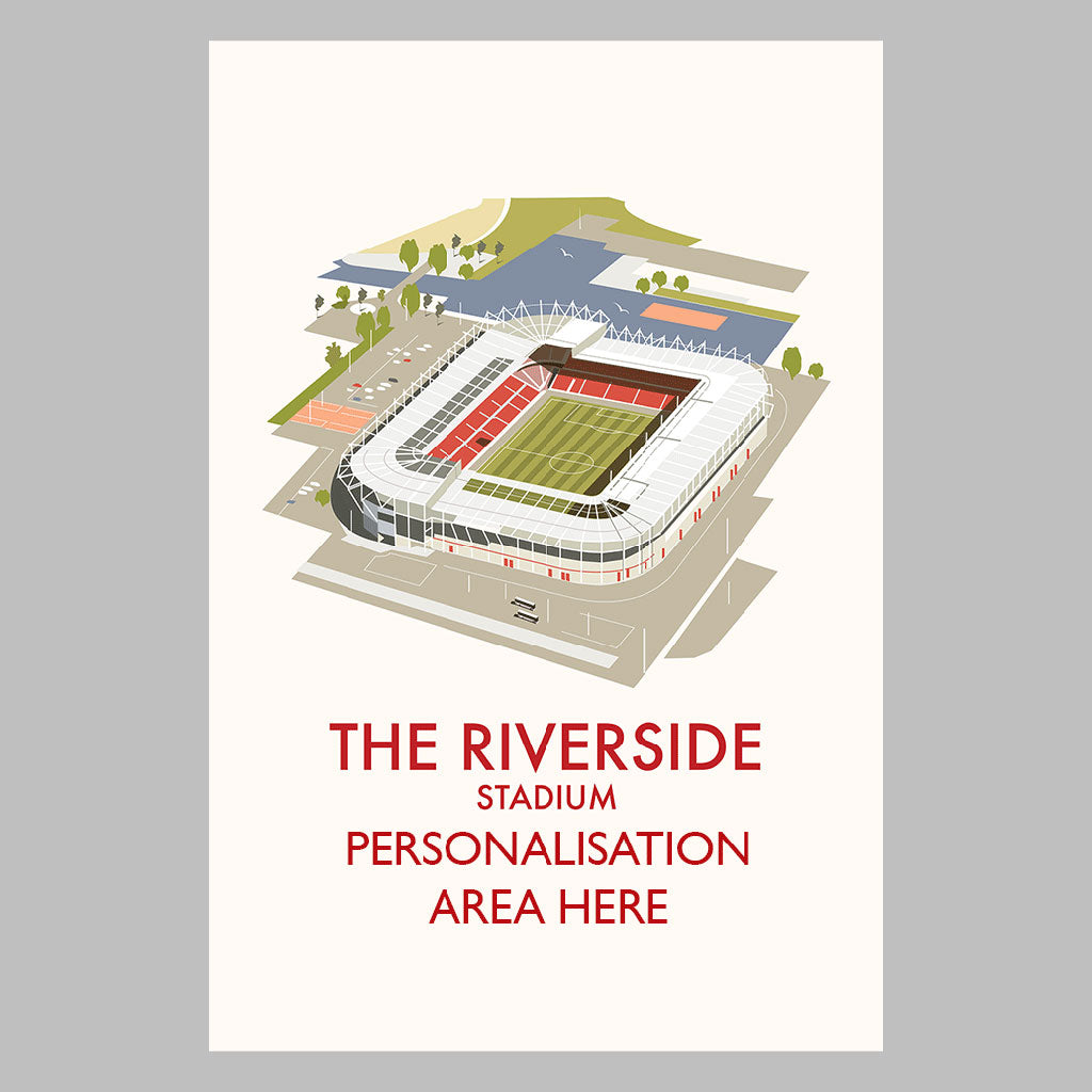 The Riverside Stadium - Canvas 30x45cm