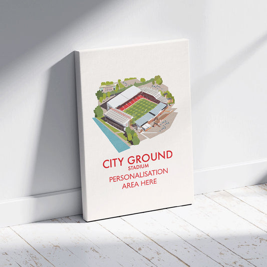 City Ground Stadium - Canvas 30x45cm