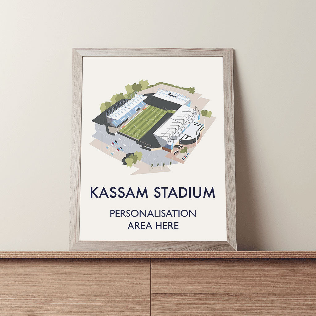 Kassam Stadium - 11x14 Art Print Unframed