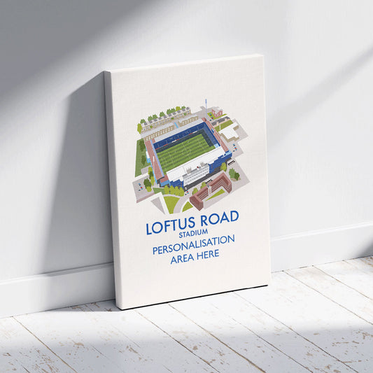 Loftus Road Stadium - Canvas 30x45cm