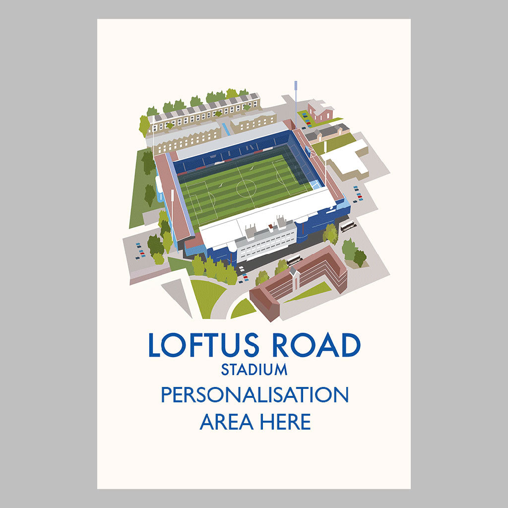 Loftus Road Stadium - Canvas 30x45cm