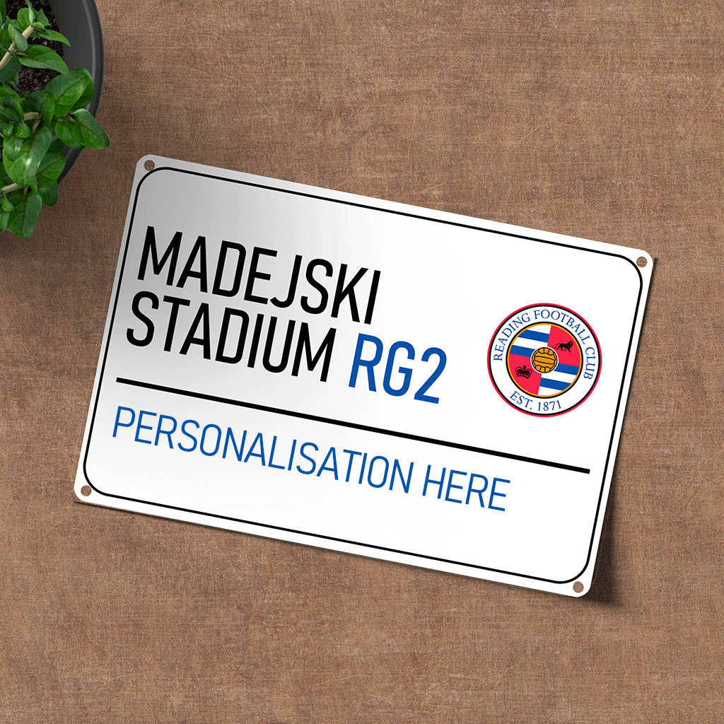 Madejski Stadium Road Sign - Metal Sign