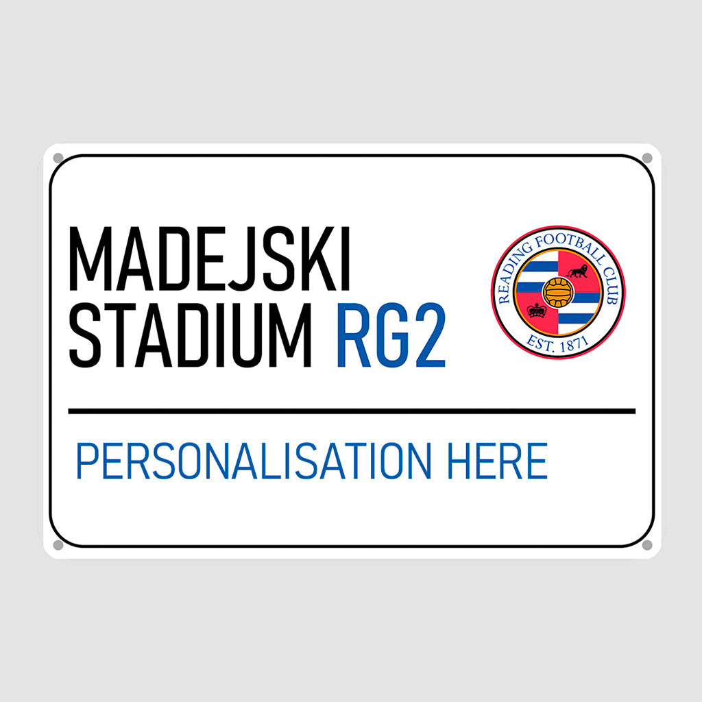 Madejski Stadium Road Sign - Metal Sign